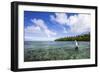 A Male Angler Making Casts on a Saltwater Flat at Alphonse Island, Seychelles-Matt Jones-Framed Photographic Print