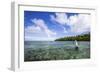 A Male Angler Making Casts on a Saltwater Flat at Alphonse Island, Seychelles-Matt Jones-Framed Photographic Print