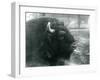 A Male/Bull European Bison, London Zoo, February 1928 (B/W Photo)-Frederick William Bond-Framed Giclee Print