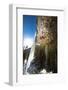 A Male Climber on the 30-Foot Horizontal Roof Route in the Bingo Cave at Hyalite Canyon in Montana-Ben Herndon-Framed Photographic Print