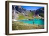 A Male Hiker in Ice Lake Basin, Colorado-Brad Beck-Framed Photographic Print