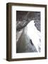 A Male Ice Climber on the 6th Pitch of Broken Hearts, Cody, Wyoming-Daniel Gambino-Framed Photographic Print