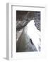 A Male Ice Climber on the 6th Pitch of Broken Hearts, Cody, Wyoming-Daniel Gambino-Framed Photographic Print