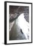 A Male Ice Climber on the 6th Pitch of Broken Hearts, Cody, Wyoming-Daniel Gambino-Framed Photographic Print