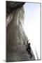 A Male Ice Climber on the 6th Pitch of Broken Hearts, Cody, Wyoming-Daniel Gambino-Mounted Photographic Print