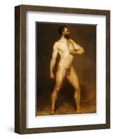 A Male Nude-Hans Von Staschiripka Canon-Framed Giclee Print