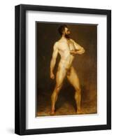 A Male Nude-Hans Von Staschiripka Canon-Framed Giclee Print