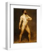 A Male Nude-Hans Von Staschiripka Canon-Framed Giclee Print