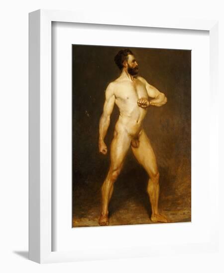 A Male Nude-Hans Von Staschiripka Canon-Framed Giclee Print