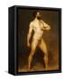 A Male Nude-Hans Von Staschiripka Canon-Framed Stretched Canvas