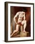 A Male Nude-William Etty-Framed Giclee Print