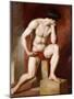 A Male Nude-William Etty-Mounted Giclee Print