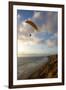 A Male Paraglider at the Torrey Pines Gliderport in San Diego, California-Brett Holman-Framed Photographic Print