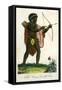 A Male Savage of Terra Del Fuego, 1795-J Chapman-Framed Stretched Canvas