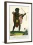 A Male Savage of Terra Del Fuego, 1795-J Chapman-Framed Giclee Print