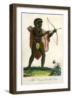 A Male Savage of Terra Del Fuego, 1795-J Chapman-Framed Giclee Print