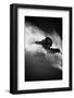 A Male Skier Is Enclosed in Powder at Snowbird, Utah-Adam Barker-Framed Photographic Print