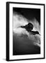 A Male Skier Is Enclosed in Powder at Snowbird, Utah-Adam Barker-Framed Photographic Print