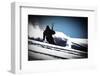 A Male Skier Makes High-Speed Powder Turns Down Butter Bowl, Southern Chugach Mountains, Alaska-Jay Goodrich-Framed Photographic Print
