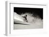 A Male Skier Travels Down the Slopes at Snowbird, Utah-Adam Barker-Framed Photographic Print
