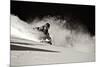 A Male Skier Travels Down the Slopes at Snowbird, Utah-Adam Barker-Mounted Photographic Print
