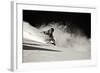 A Male Skier Travels Down the Slopes at Snowbird, Utah-Adam Barker-Framed Photographic Print