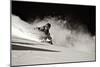 A Male Skier Travels Down the Slopes at Snowbird, Utah-Adam Barker-Mounted Photographic Print