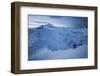 A Male Snowboarder in the Backcountry of North Cascades National Park, Washington-Steven Gnam-Framed Photographic Print