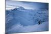 A Male Snowboarder in the Backcountry of North Cascades National Park, Washington-Steven Gnam-Mounted Photographic Print