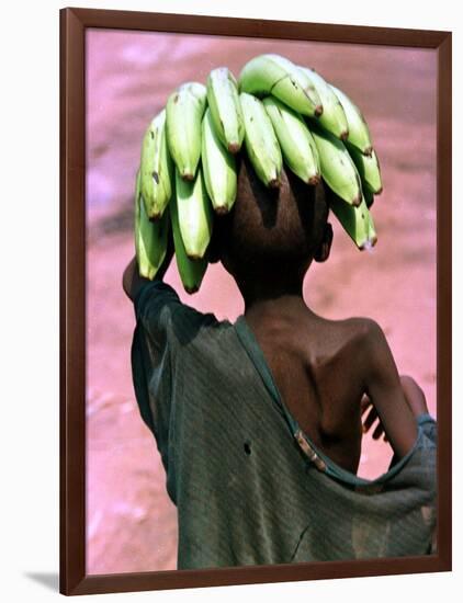 A Malnourished Hutu Refugee Returns to His Family-null-Framed Photographic Print