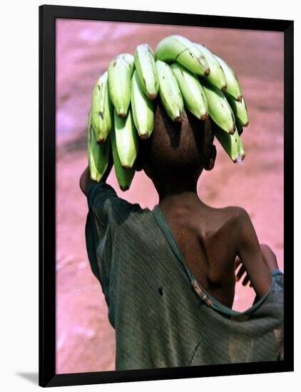 A Malnourished Hutu Refugee Returns to His Family-null-Framed Photographic Print