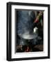 A Man, 24, from Ghana, Prepares His Meal-null-Framed Photographic Print