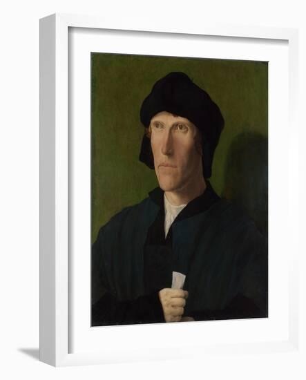 A Man Aged 38, Ca 1521-Lucas van Leyden-Framed Giclee Print
