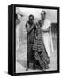 A Man and a Boy from the Ashanti People, Ghana, Africa, 1936-null-Framed Stretched Canvas