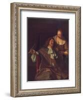 A Man and a Woman, 1907-Frans Van Mieris-Framed Giclee Print