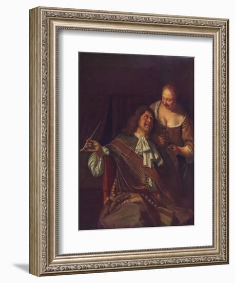 A Man and a Woman, 1907-Frans Van Mieris-Framed Giclee Print