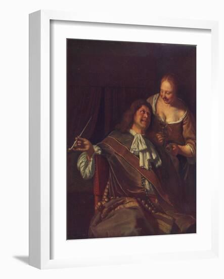 A Man and a Woman, 1907-Frans Van Mieris-Framed Giclee Print