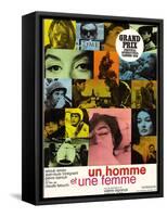 A Man And a Woman, 1966, "Un Homme Et Une Femme" Directed by Claude Lelouch-null-Framed Stretched Canvas