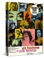 A Man And a Woman, 1966, "Un Homme Et Une Femme" Directed by Claude Lelouch-null-Stretched Canvas