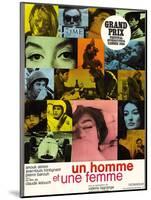 A Man And a Woman, 1966, "Un Homme Et Une Femme" Directed by Claude Lelouch-null-Mounted Giclee Print
