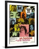 A Man And a Woman, 1966, "Un Homme Et Une Femme" Directed by Claude Lelouch-null-Framed Premium Giclee Print