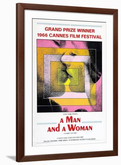 A Man and a Woman, (AKA Un Homme Et Une Femme), 1966-null-Framed Art Print