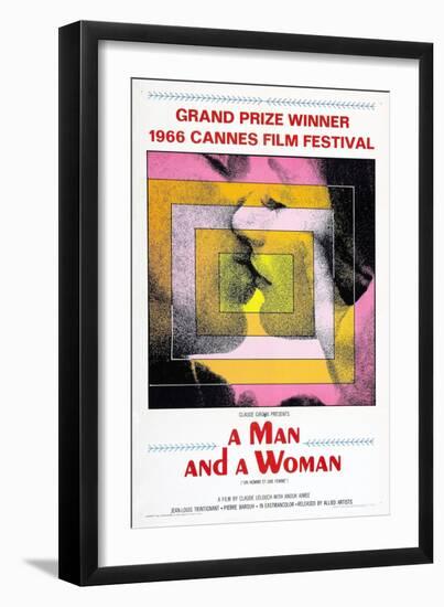 A Man and a Woman, (AKA Un Homme Et Une Femme), 1966-null-Framed Art Print