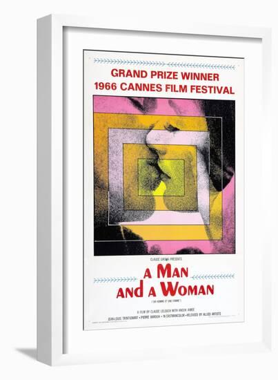 A Man and a Woman, (AKA Un Homme Et Une Femme), 1966-null-Framed Art Print