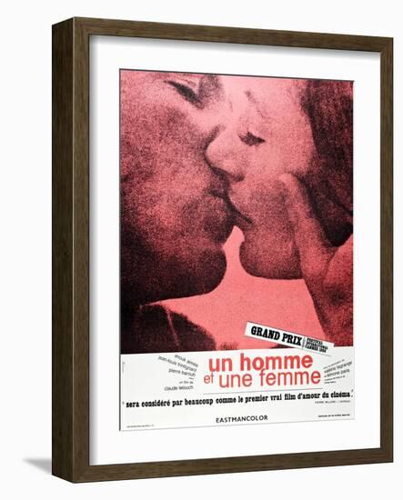 A Man and a Woman (aka Un Homme et une Femme)-null-Framed Art Print