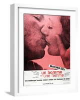 A Man and a Woman (aka Un Homme et une Femme)-null-Framed Art Print