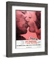 A Man and a Woman (aka Un Homme et une Femme)-null-Framed Art Print