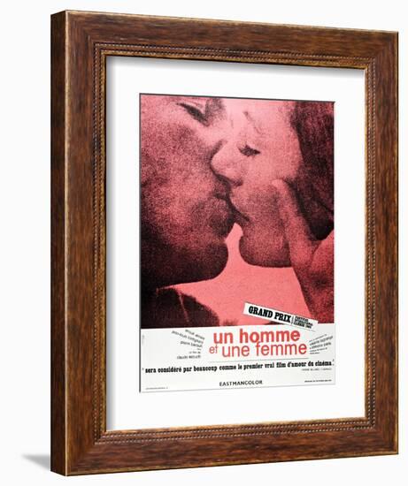 A Man and a Woman (aka Un Homme et une Femme)-null-Framed Art Print