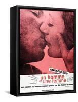 A Man and a Woman (aka Un Homme et une Femme)-null-Framed Stretched Canvas