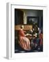 A Man and a Woman Seated by a Virginal, C1649-1667-Gabriel Metsu-Framed Giclee Print